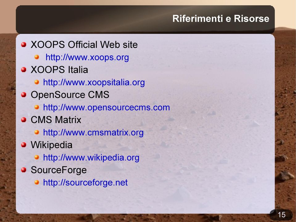 org OpenSource CMS http://www.opensourcecms.