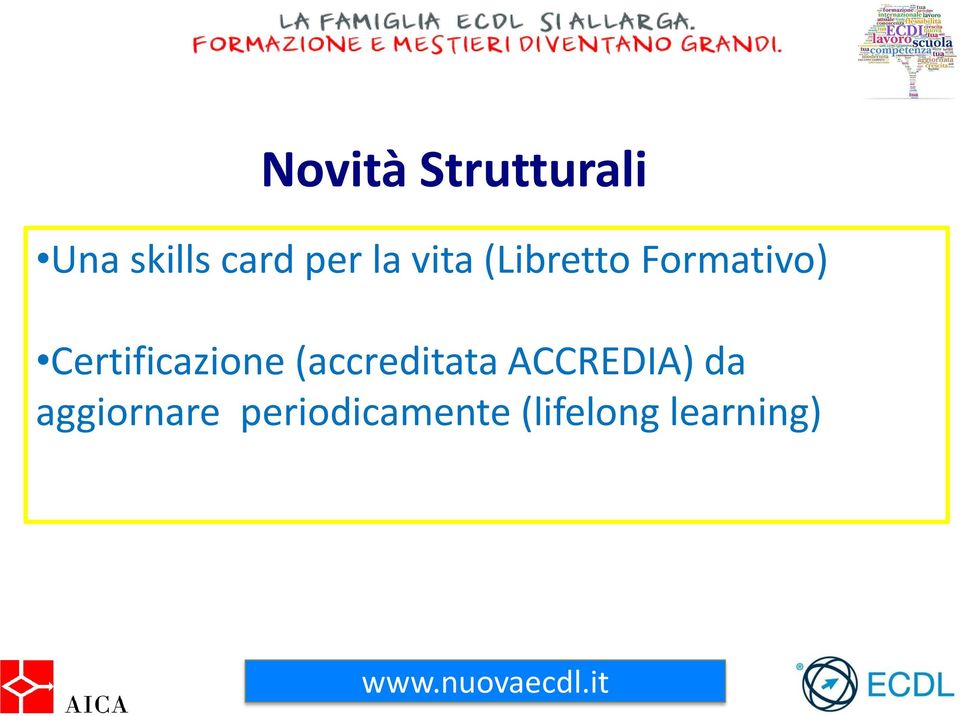 Certificazione (accreditata ACCREDIA)