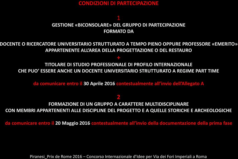 STRUTTURATO A REGIME PART TIME da comunicare entro il 30 Aprile 2016 contestualmente all invio dell Allegato A 2 FORMAZIONE DI UN GRUPPO A CARATTERE MULTIDISCIPLINARE CON