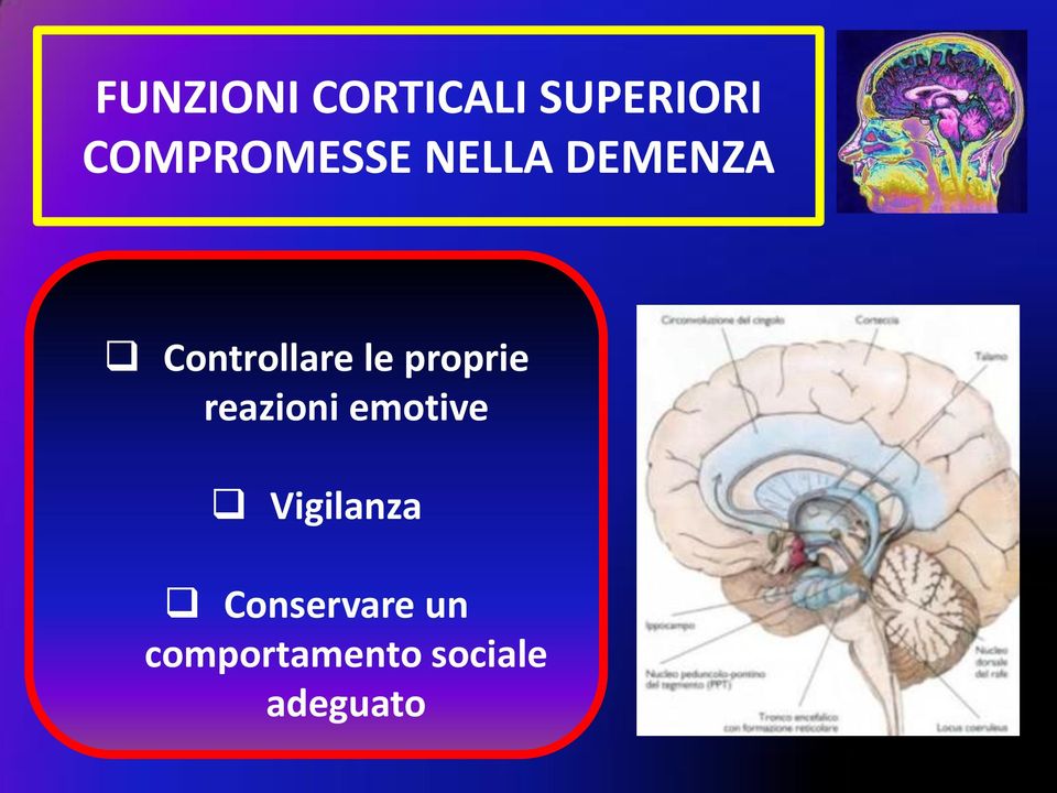 le proprie reazioni emotive Vigilanza