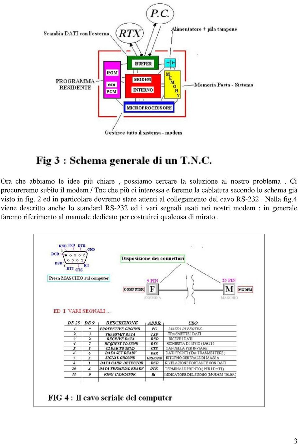 2 ed in particolare dovremo stare attenti al collegamento del cavo RS 232. Nella fig.