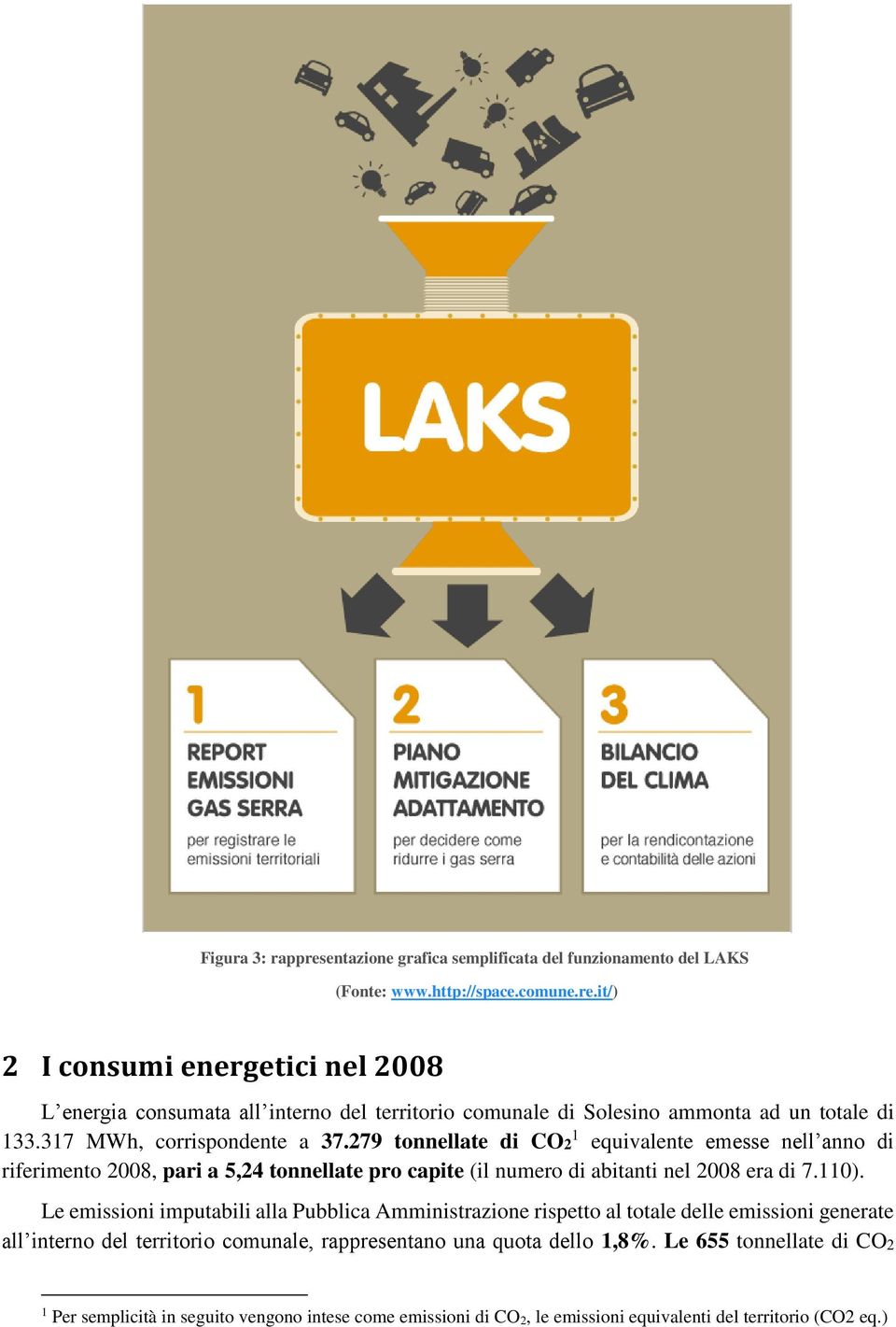 Le emissioni imputabili alla Pubblica Amministrazione rispetto al totale delle emissioni generate all interno del territorio comunale, rappresentano una quota dello 1,8%.