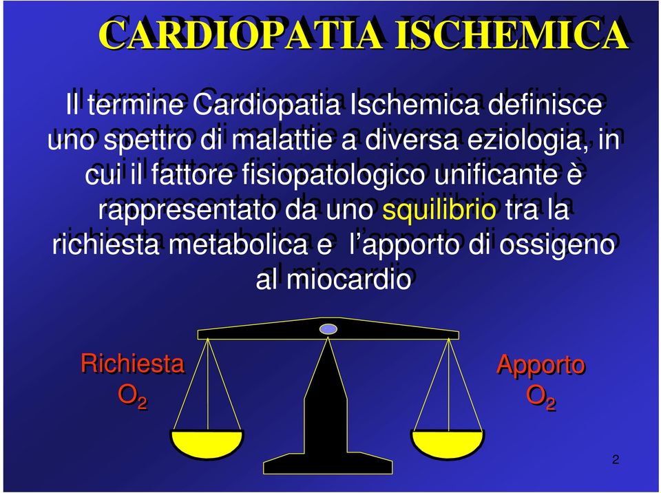 fisiopatologico unificante è rappresentato da uno squilibrio tra la