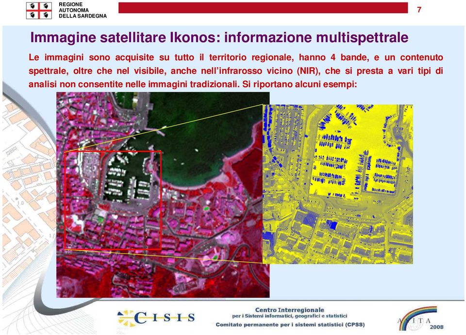 spettrale, oltre che nel visibile, anche nell infrarosso vicino (NIR), che si