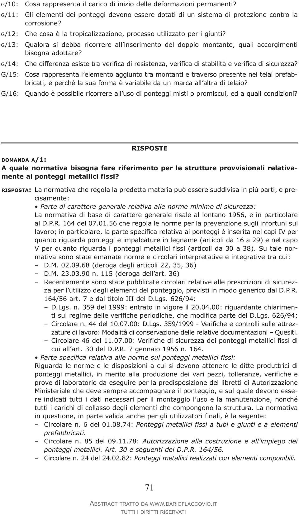 G/14: Che differenza esiste tra verifica di resistenza, verifica di stabilità e verifica di sicurezza?