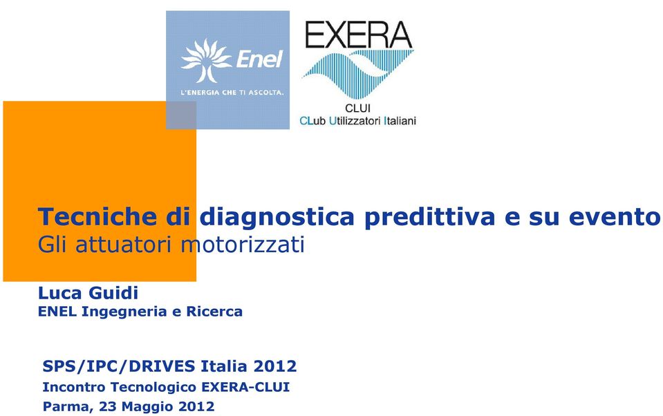 Ingegneria e Ricerca SPS/IPC/DRIVES Italia 2012