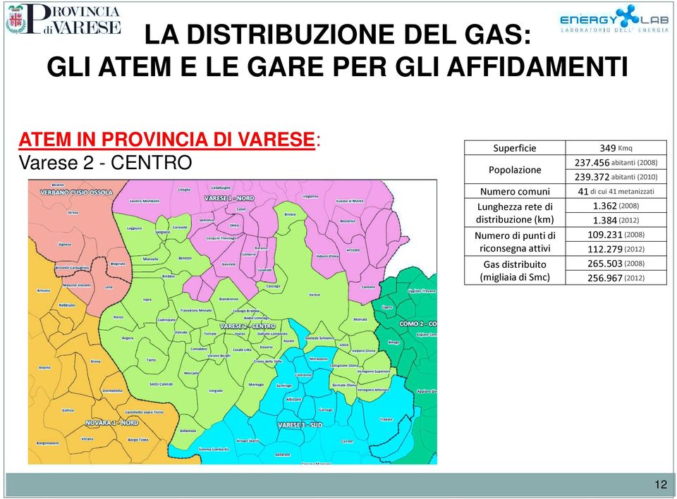 372 abitanti (2010) 41 di cui 41 metanizzati 1.362 (2008) 1.