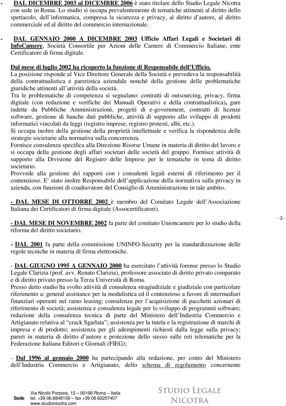 del commercio internazionale.