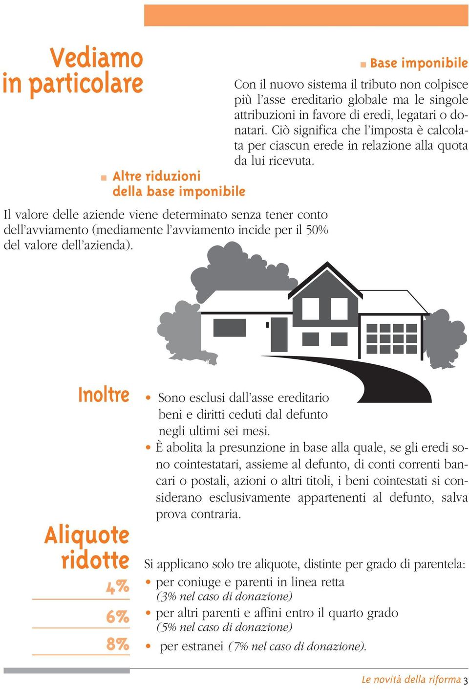 Ciò significa che l imposta è calcolata per ciascun erede in relazione alla quota da lui ricevuta.