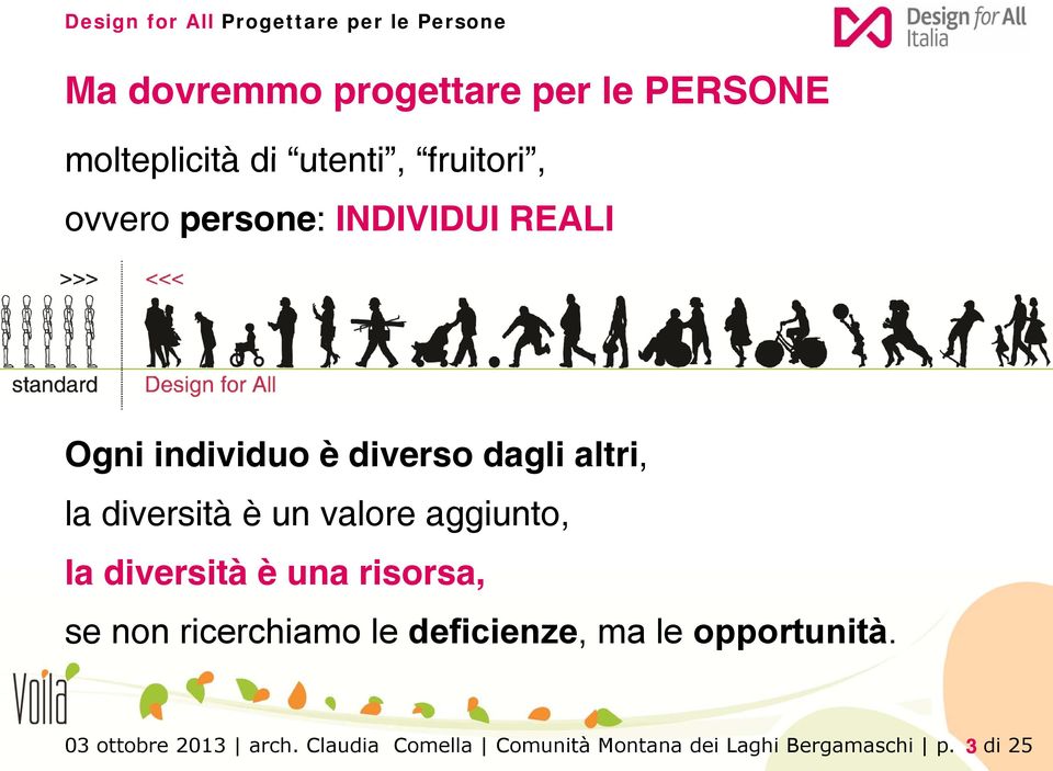 valore aggiunto, la diversità è una risorsa, se non ricerchiamo le deficienze, ma le