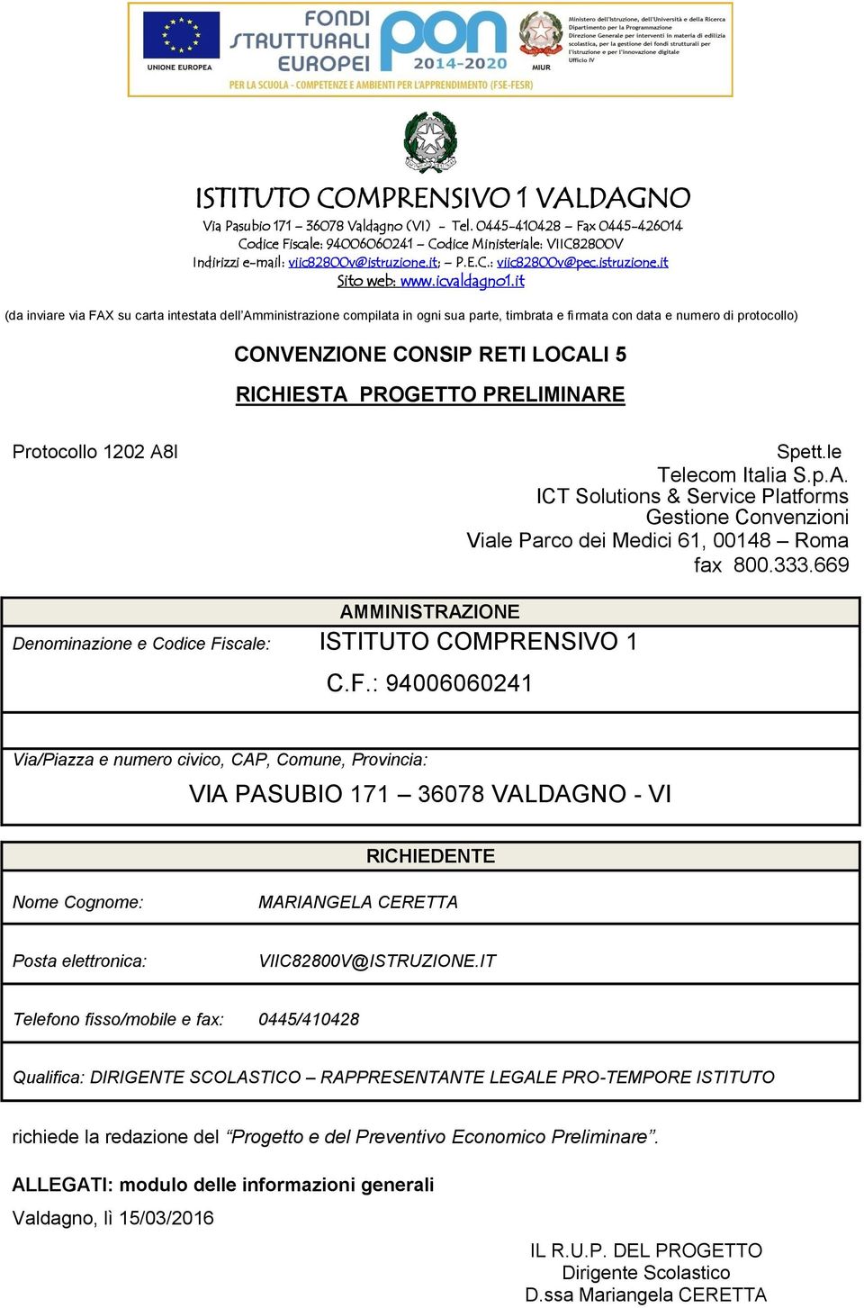 scale: ISTITUTO COMPRENSIVO 1 C.F.