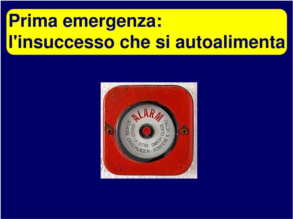 l'insuccesso