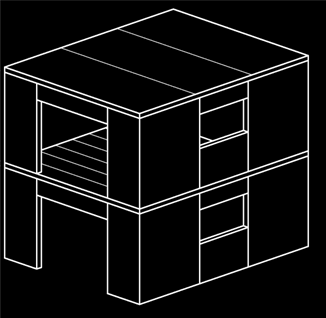 SISTEMI COSTRUTTIVI PER EDIFICI IN LEGNO COSTRUZIONI MULTIPIANO SETTI PORTANTI LE PARETI ASSOLVONO SIA LA FUNZIONE PORTANTE CHE DI SEPARAZIONE DEGLI SPAZI maggior semplicità PARETI CONTROVENTANTI