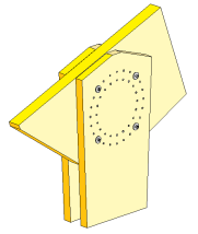 STRUTTURE IN LEGNO IN ZONA SISMICA DUTTILITA CONCENTRATA NEI NODI EN 1998-1 Le zone dissipative devono essere localizzate in corrispondenza dei nodi e delle connessioni, mentre si deve assumere per