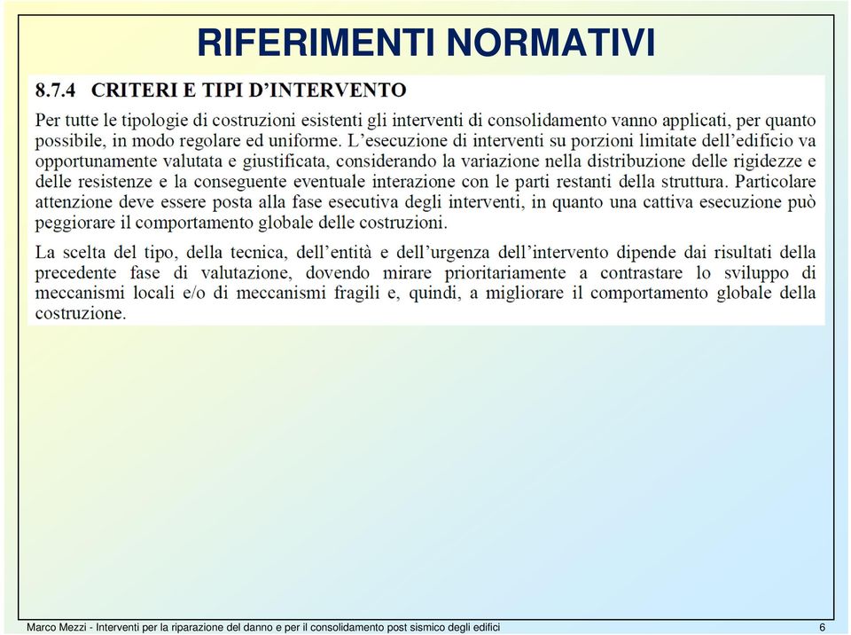 riparazione del danno e per il