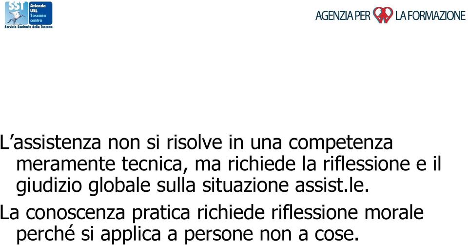 sulla situazione assist.le.