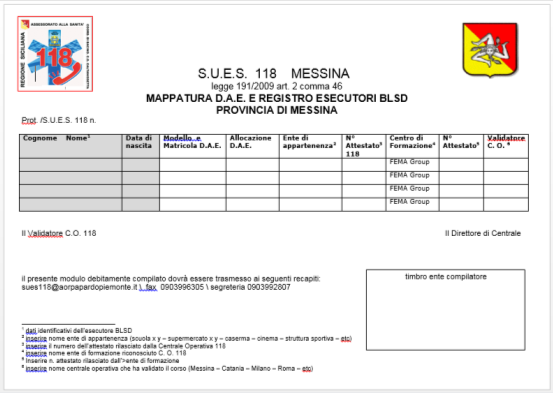 sede ove sono disponibili, nonché' l'elenco delle persone che possono utilizzare così recita il decreto 18 marzo 2011, pertanto tutti