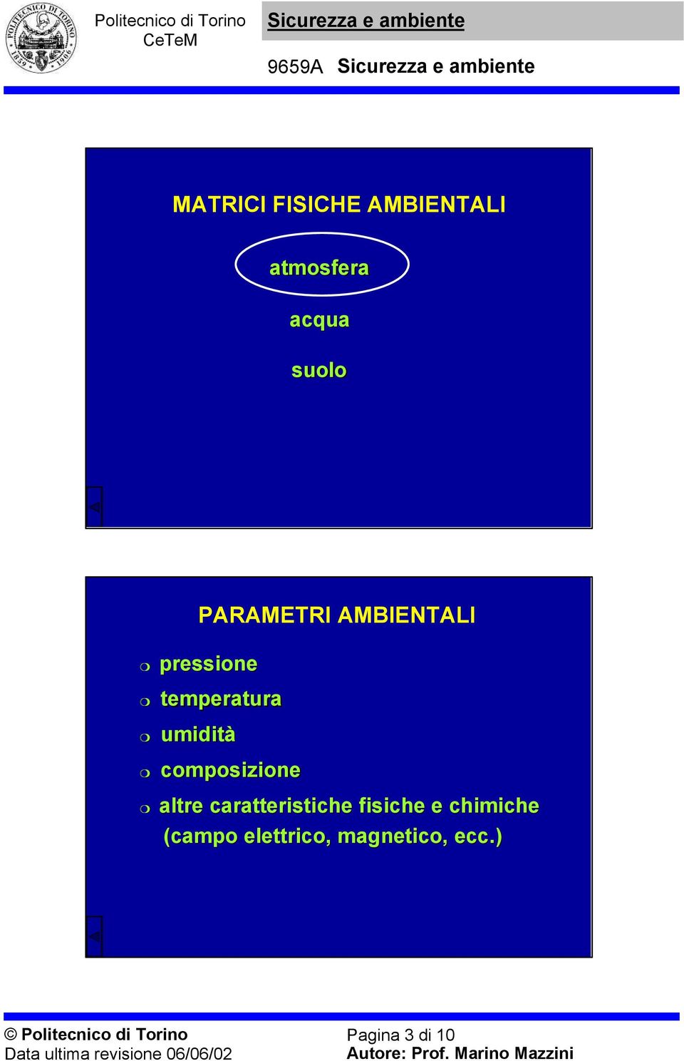 composizione altre caratteristiche fisiche e chimiche