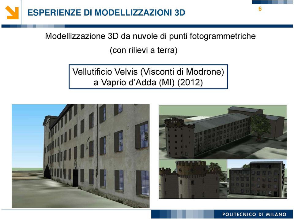 fotogrammetriche (con rilievi a terra)