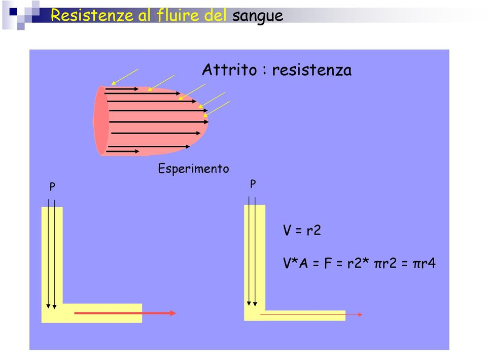 resistenza P Esperimento