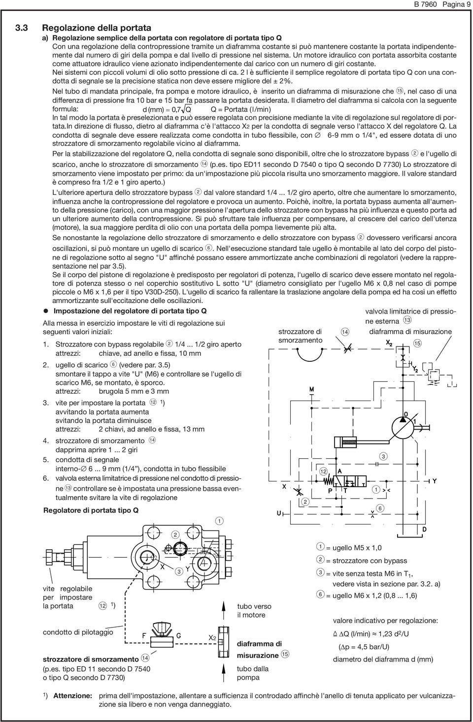 portata indipendentemente dal numero di giri della pompa e dal livello di pressione nel sistema.