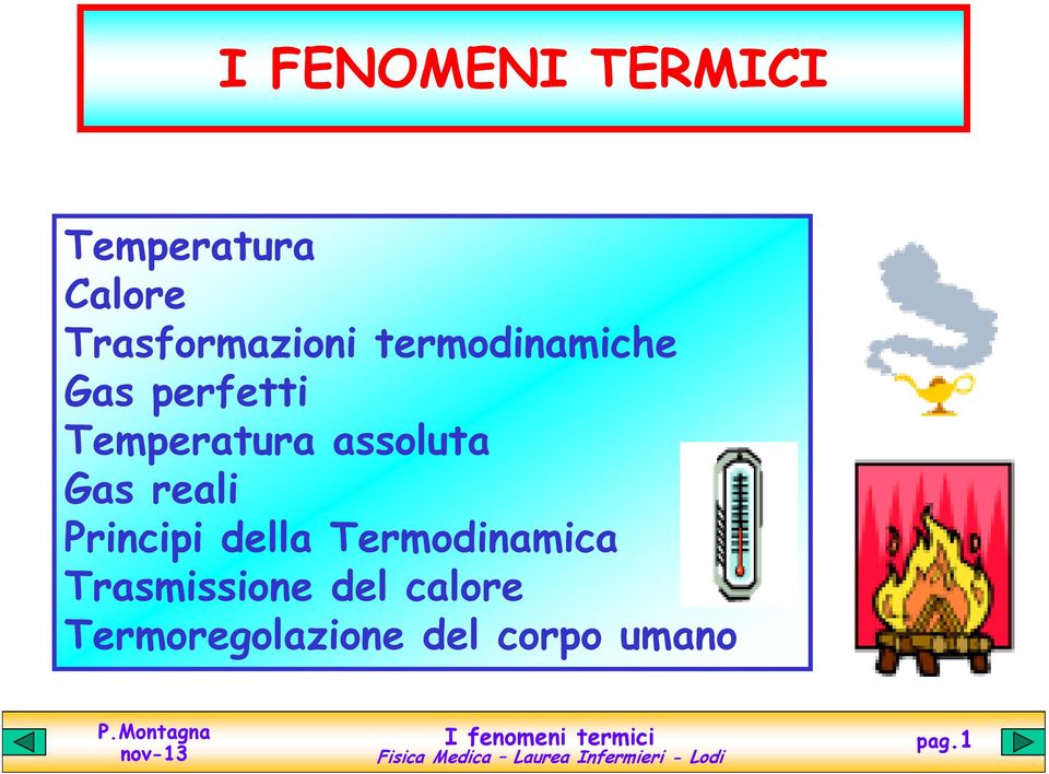 Temperatura assoluta Gas reali Principi della