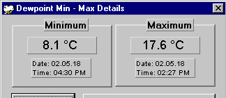 Prego notare che i valori non possono essere impostati nuovamente fino a che il programma Heavy Weather non abbia eseguito i comandi in corso.