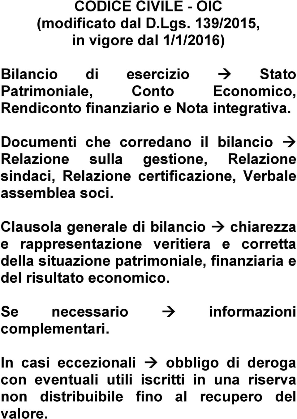 Documenti che corredano il bilancio Relazione sulla gestione, Relazione sindaci, Relazione certificazione, Verbale assemblea soci.