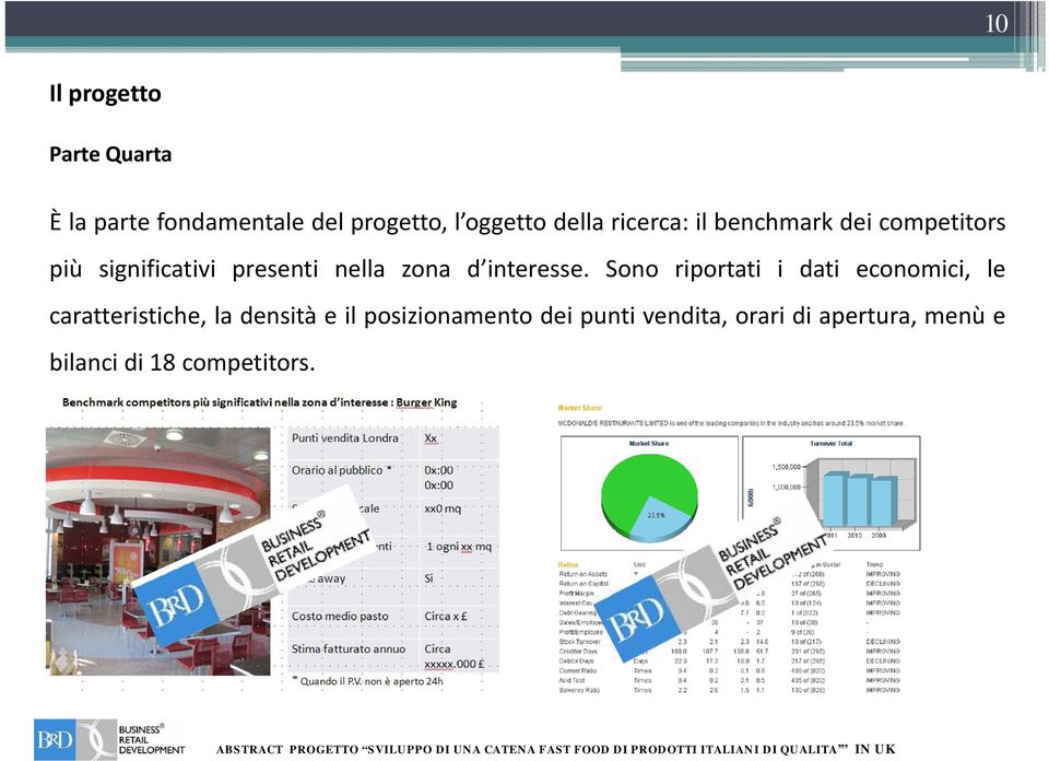 Sono riportati i dati economici, le caratteristiche, la densità e il