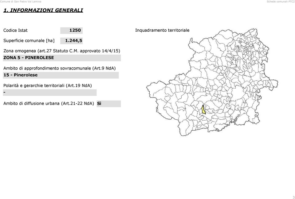 approvato 14/4/15) ZONA 5 PINEROLESE Ambito di approfondimento sovracomunale (Art.