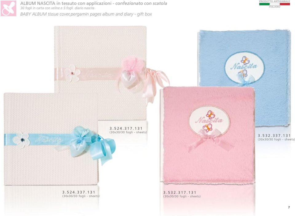 diary - gift box 3.524.317.131 (30x30/30 fogli - sheets) 3.532.337.