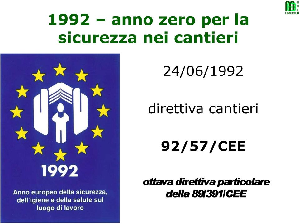 direttiva cantieri 92/57/CEE
