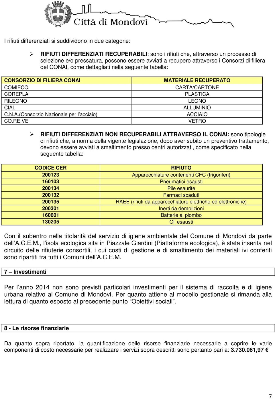 LA RILEGNO CIAL C.N.A.(Consorzio Nazionale per l acciaio) CO.RE.