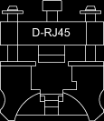 PMP4080/D-RJ 45 PMP-4080 Set matrici per plug telefonici modulari, 8/8, 8/6, 8/4.