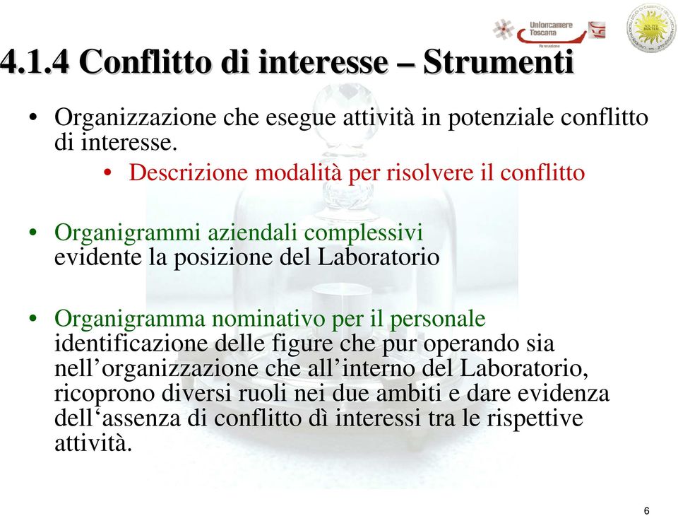 Organigramma nominativo per il personale identificazione delle figure che pur operando sia nell organizzazione che all