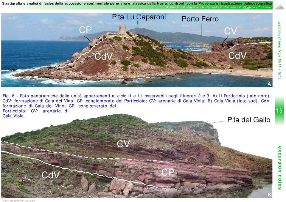 itinerari 2 e 3. A) Il Porticciolo (lato nord).