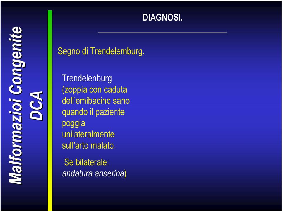 emibacino sano quando il paziente poggia