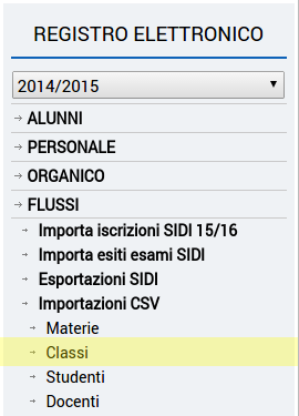 Accedendo a tale sezione, la prima cosa da fare è sfogliare le risorse del computer per importare il file CSV, premendo il bottone premere sul pulsante e selezionando quindi il file da caricare.