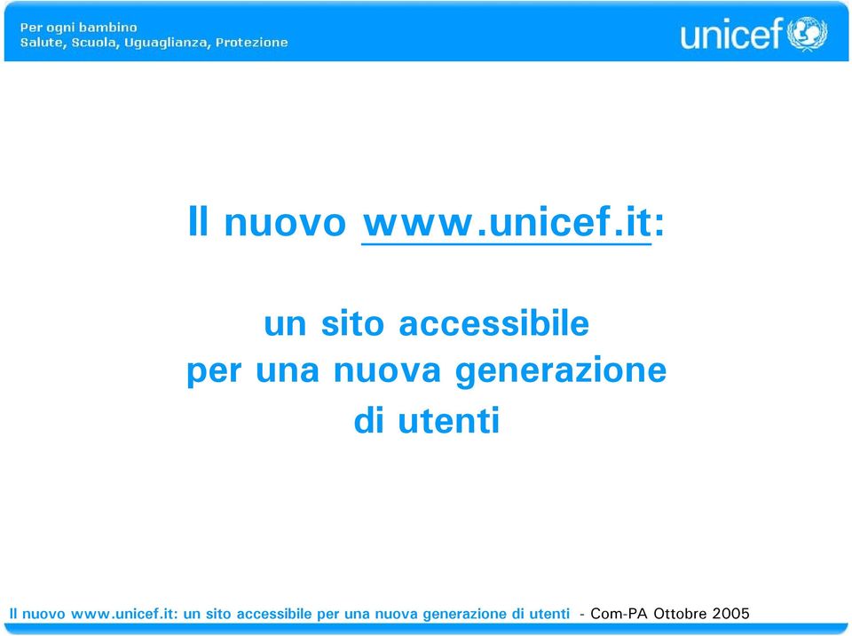 accessibile per una