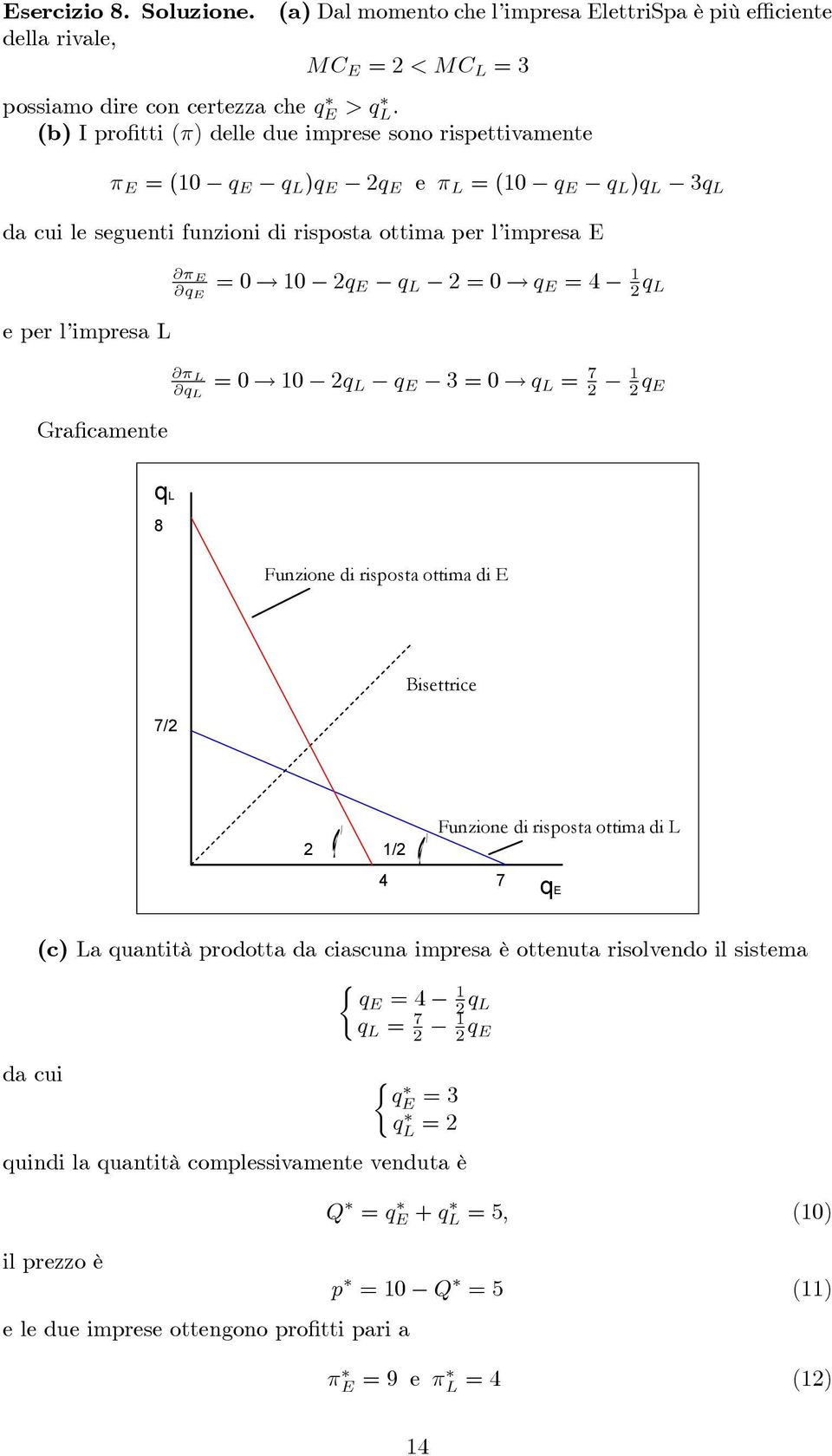 2q E q L 2 =! q E = 4 2 q L @ L @q L =! 2q L q E 3 =!