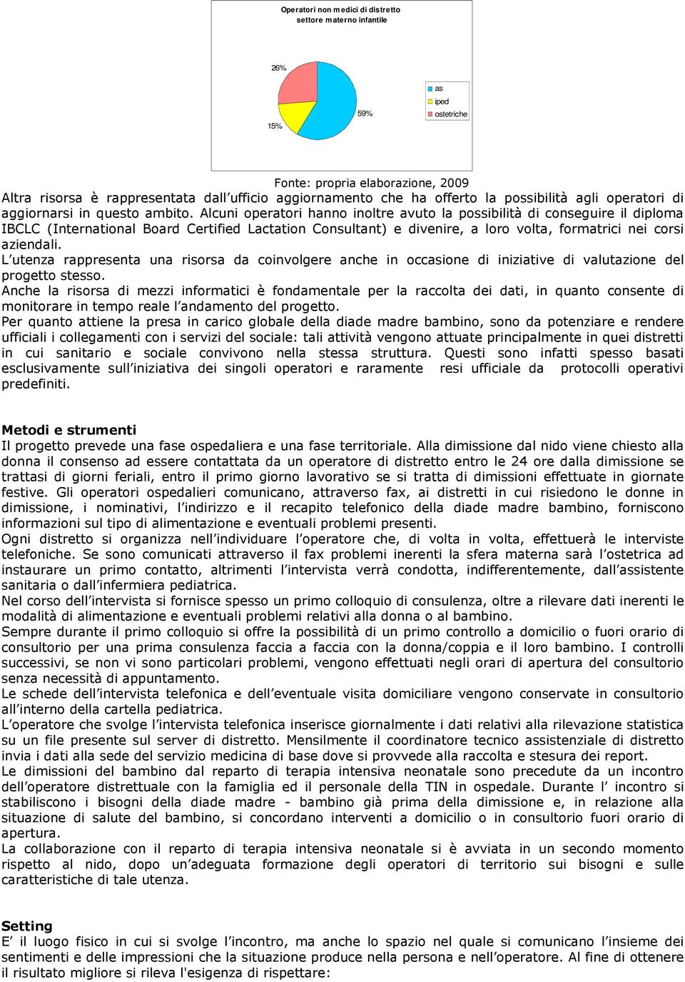 Alcuni operatori hanno inoltre avuto la possibilità di conseguire il diploma IBCLC (International Board Certified Lactation Consultant) e divenire, a loro volta, formatrici nei corsi aziendali.