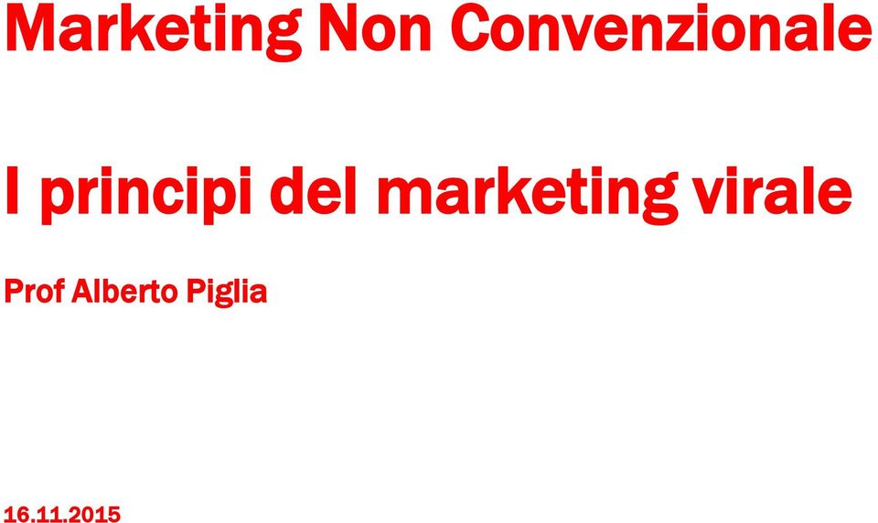 principi del marketing