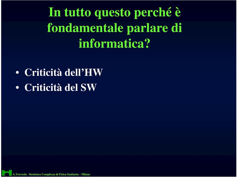 di informatica?