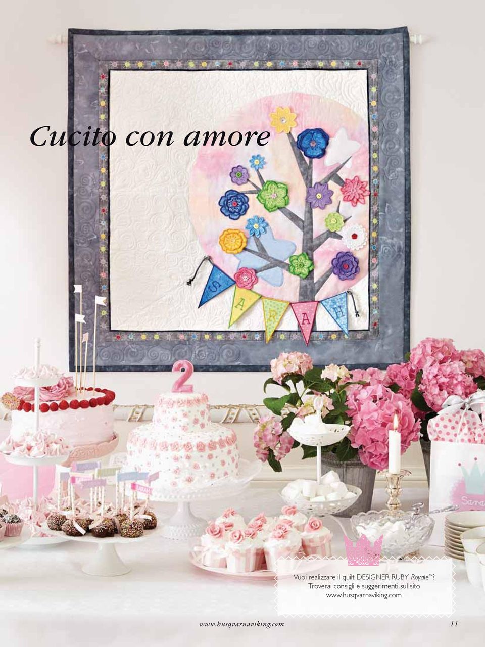 Cucito con amore Vuoi realizzare il quilt DESIGNER RUBY Royale?