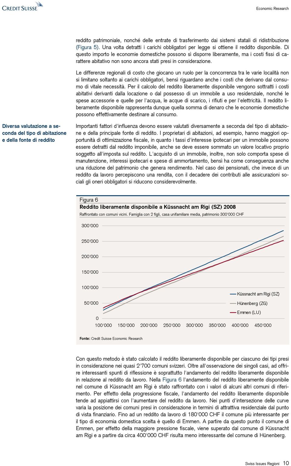 Le differenze regionali di costo che giocano un ruolo per la concorrenza tra le varie località non si limitano soltanto ai carichi obbligatori, bensì riguardano anche i costi che derivano dal consumo