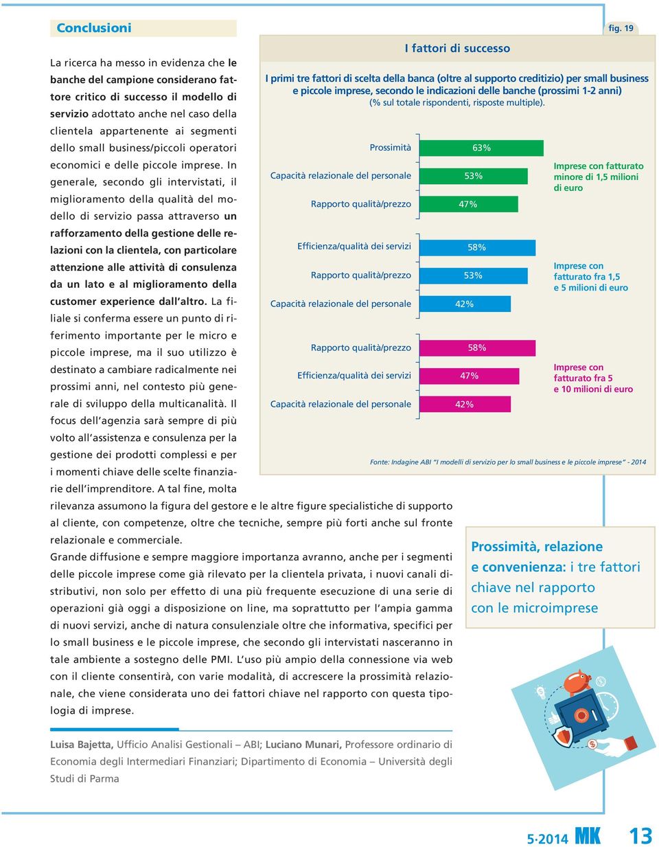 In generale, secondo gli intervistati, il miglioramento della qualità del modello di servizio passa attraverso un rafforzamento della gestione delle relazioni con la clientela, con particolare I