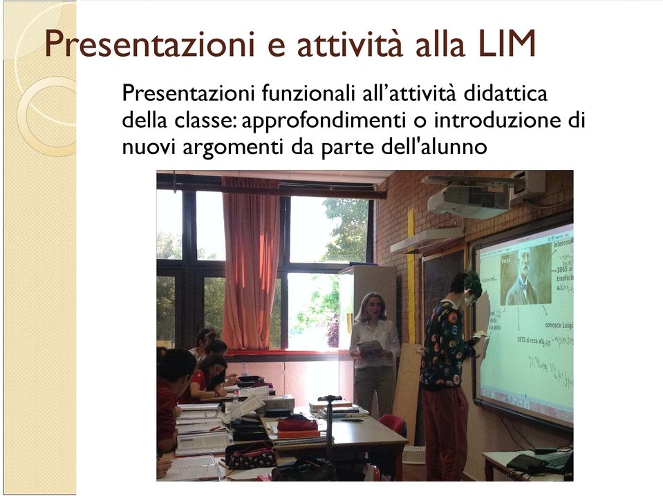 didattica della classe: approfondimenti o