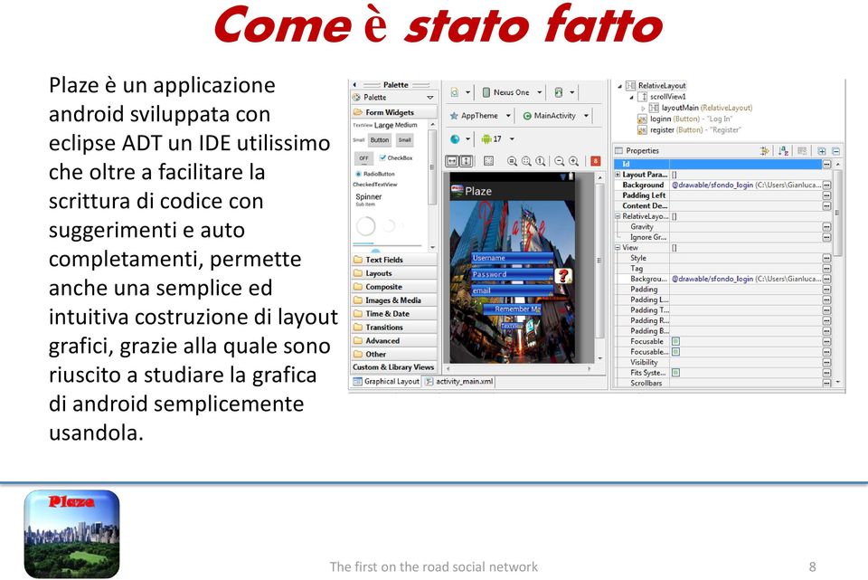 intuitiva costruzione di layout grafici, grazie alla quale sono riuscito a studiare la