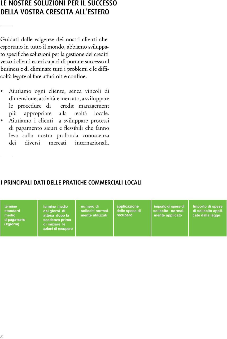 Aiutiamo i clienti a sviluppare processi di pagamento sicuri e flessibili che fanno leva sulla nostra profonda conoscenza dei diversi mercati internazionali.