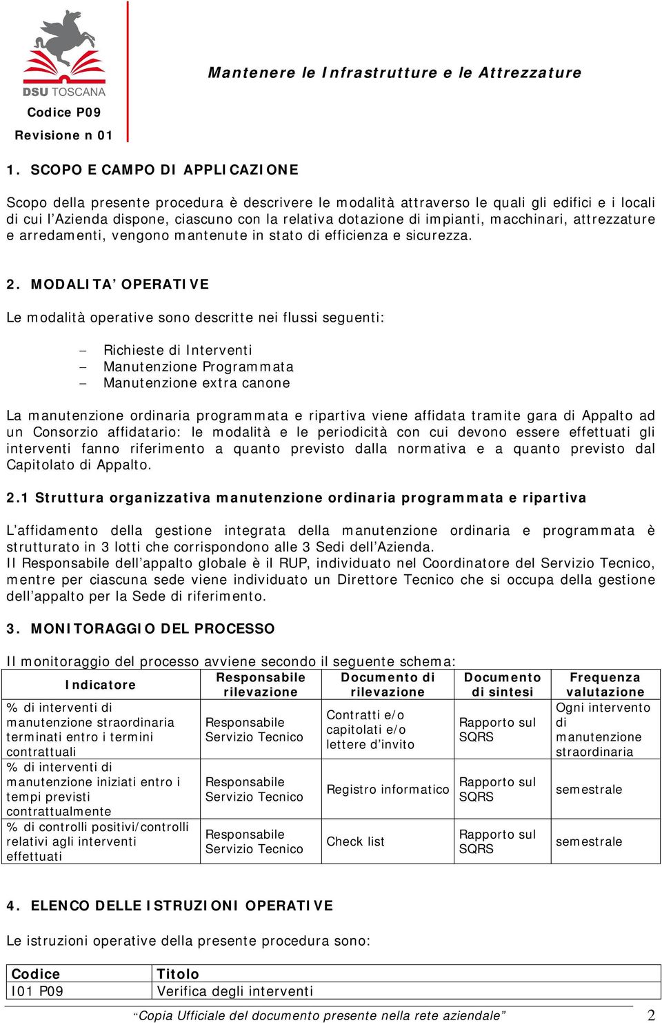 MODALITA OPERATIVE Le modalità operative sono descritte nei flussi seguenti: Richieste di Interventi Manutenzione Programmata Manutenzione extra canone La manutenzione ordinaria programmata e